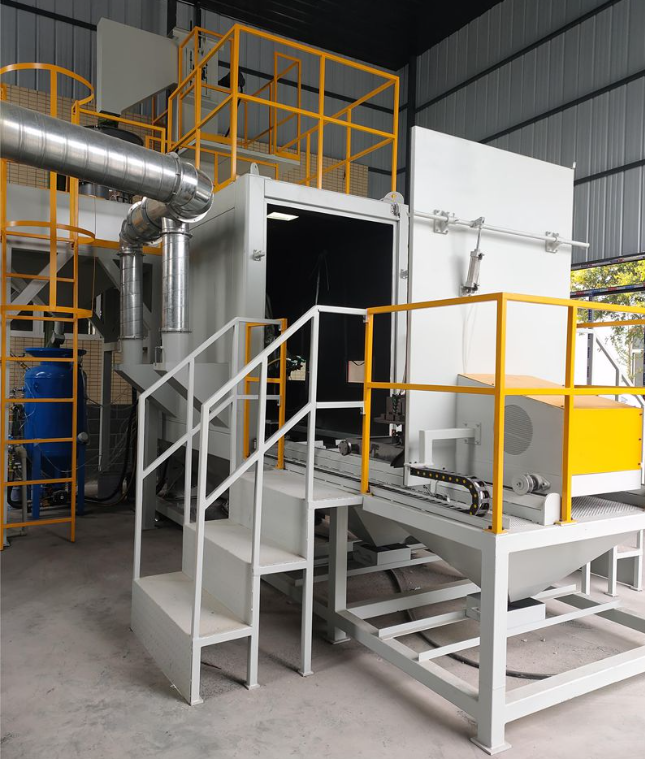 广东全自动喷砂机 实现无人化高效生产