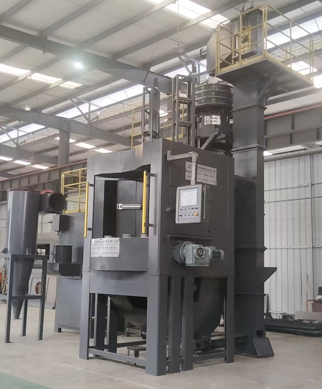 广东转盘式喷砂机 提升圆形工件处理效率