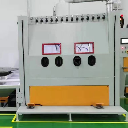 广东高效生产，从箱体手动喷砂机开始，提升零部件质量